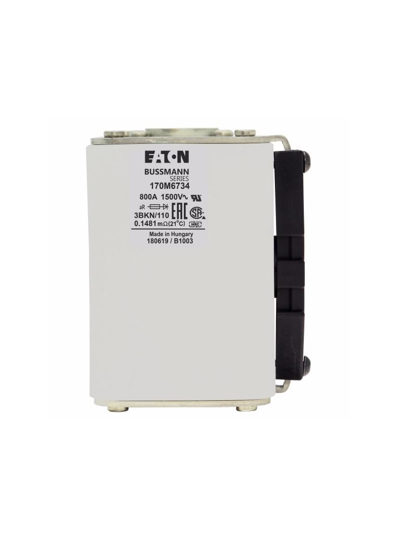 FUSE 315A 1250V 3FKE/115 AR CU Wkładka szybka 315A AC 1250V rozmiar 3 76x92x159 mm aR IEC, 170M6738
