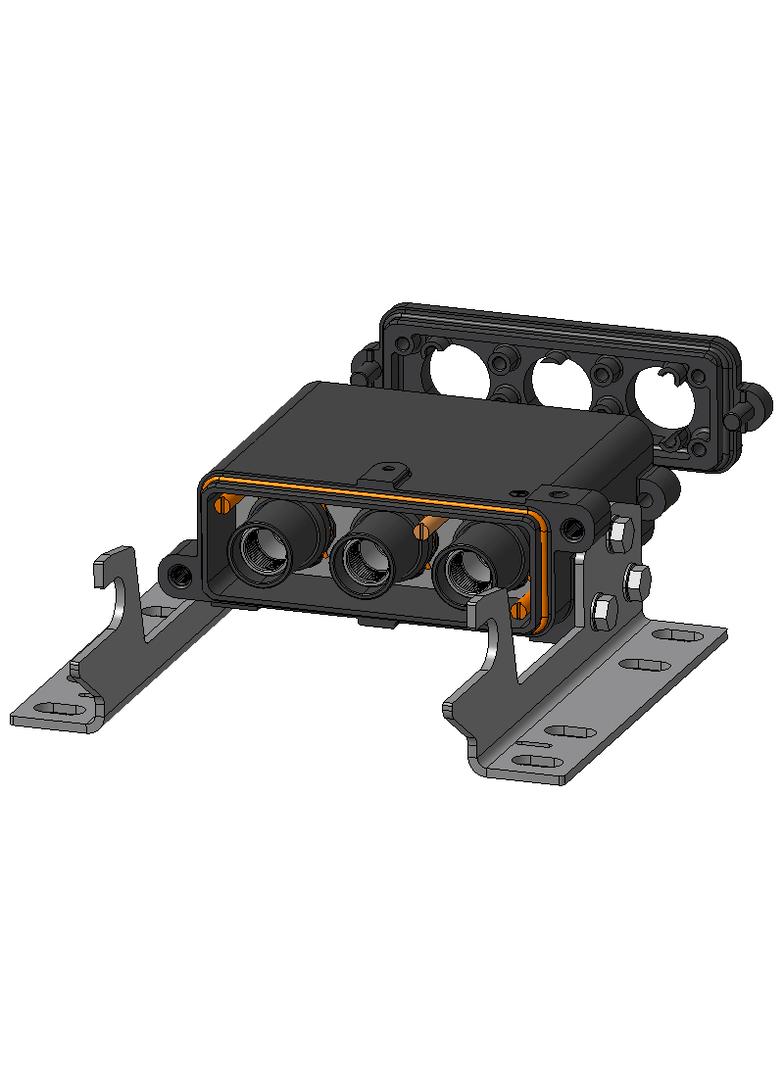 HDC HP550 KIT 3F95 C1 Złącze modułowe (przemysłowe) WEIDMULLER
