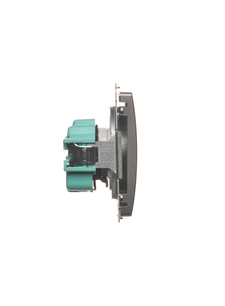 Simon Basic Gniazdo wtyczkowe pojedyncze z uziemieniem 16A 250V z przesłonami torów prądowych szybkozłączka stal inox BMGZ1CZ.01/21 BMGZ1cz.01/21 KONTAKT