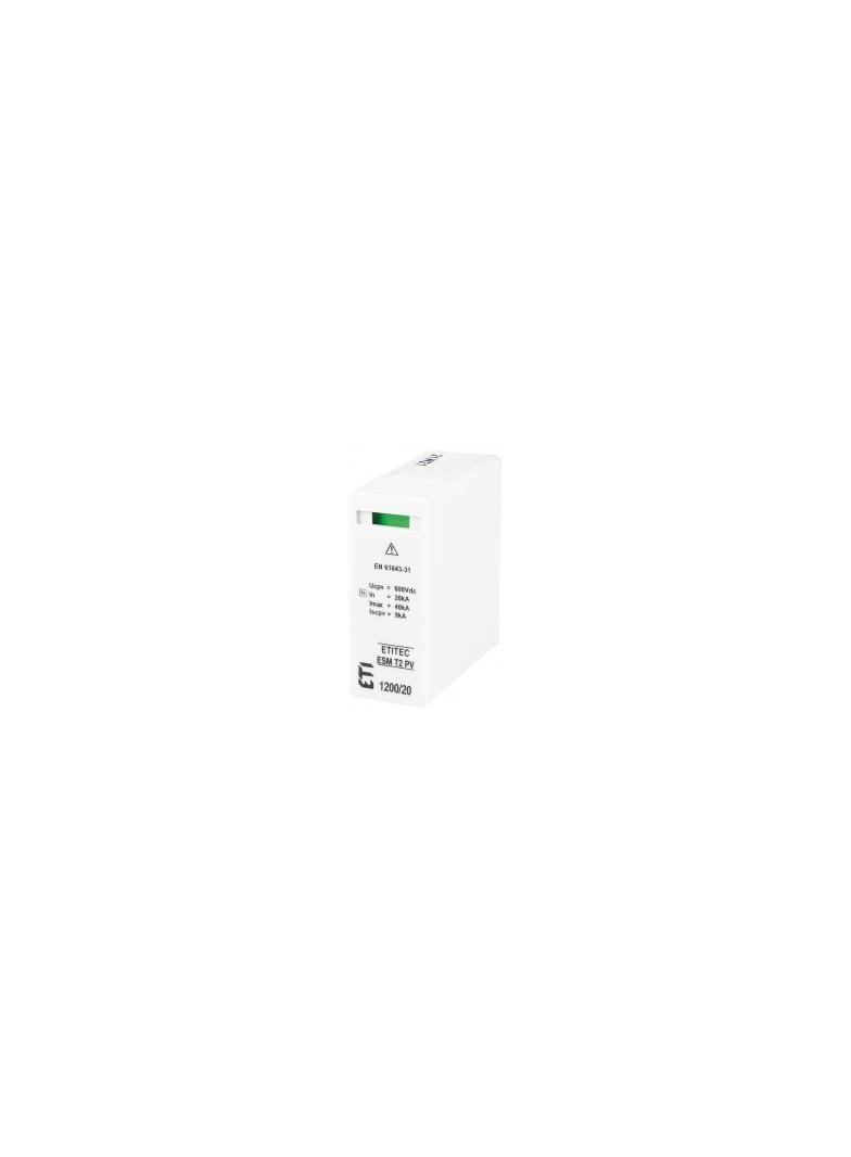 Moduł wymienny do ogran.przepięć Typ 2 (kl.C) do systemów PV MOD. ESM T2 PV 600/20 S 002440682 ETI