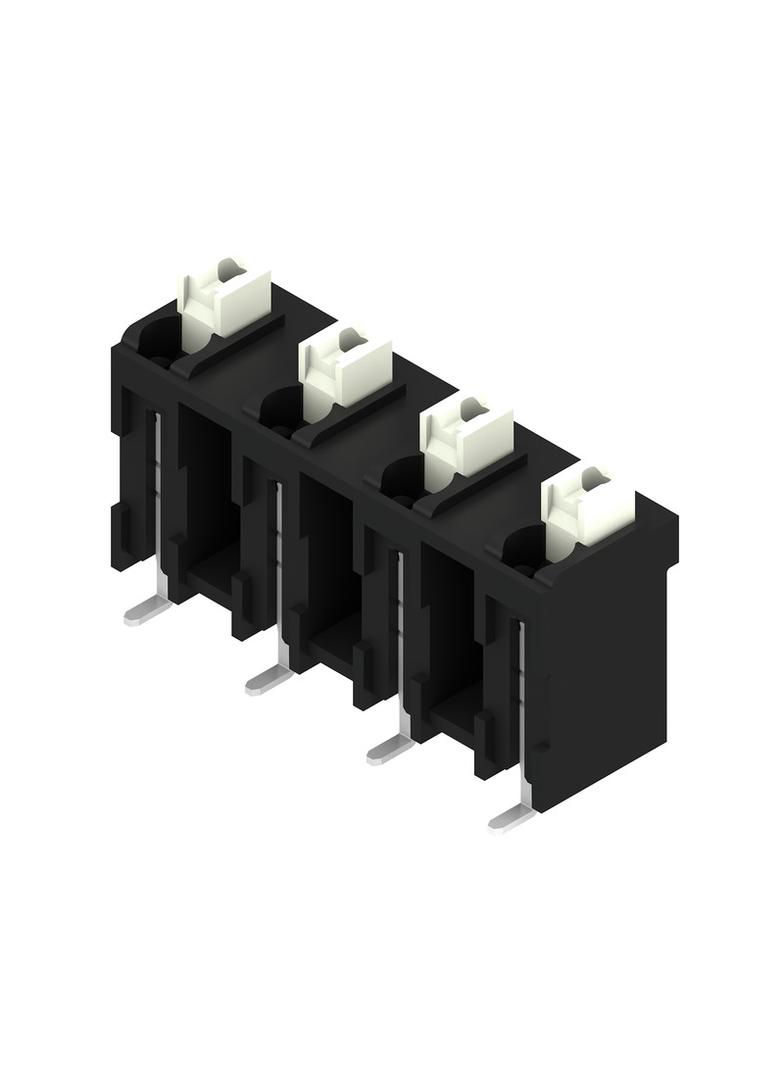 LSF-SMD 7.50/04/180 SN BK RL Zacisk płytki drukowanej, 7.50 mm, Liczba biegunów: 4, Kierunek odejścia przewodu: 180°, PUSH IN /180szt./ 1473860000 WEIDMÜLLER