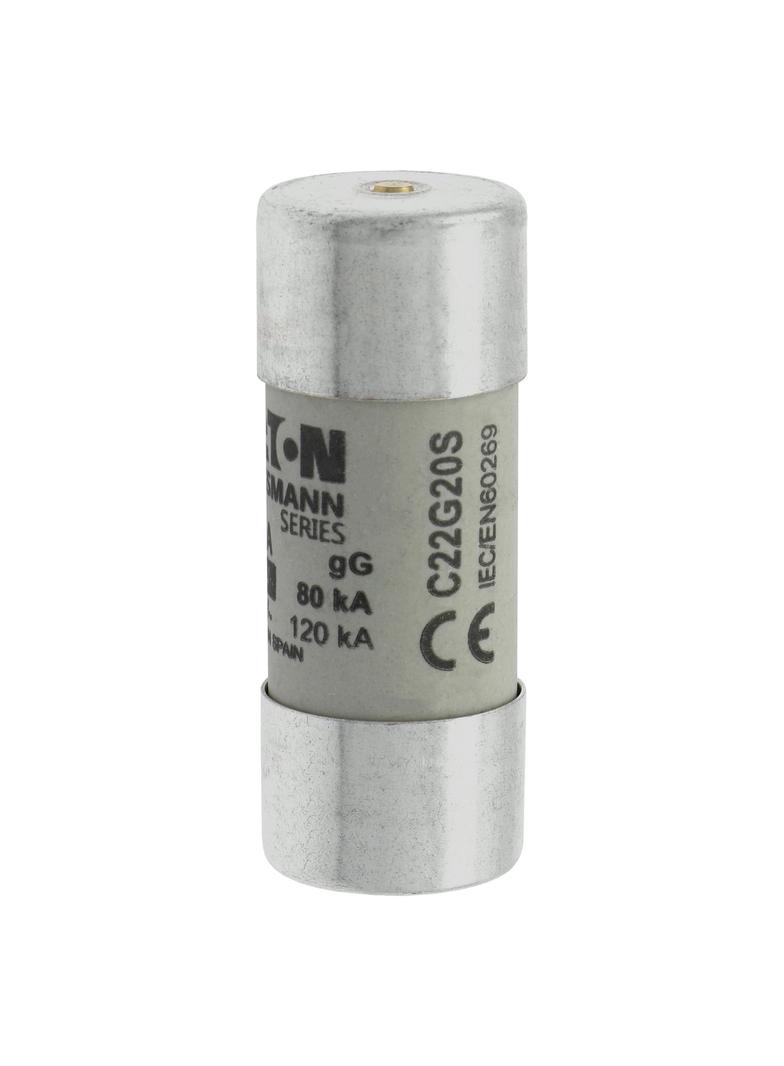 C22G20S Wkładka cylindryczna z wybijakiem 22x58 20A GG 690V C22G20S EATON