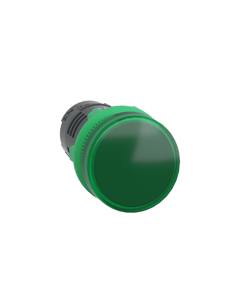 Harmony XB5 Monolityczny wskaźnik świetlny zielony LED 110/120V AC plastikowy XB5EVG3 Schneider