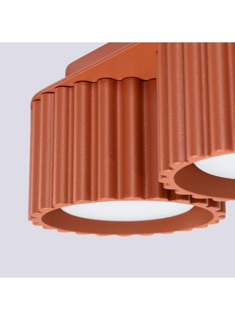 SOLLUX Plafon AURA 2 ochra czerwona Gx53 ; SL.1803