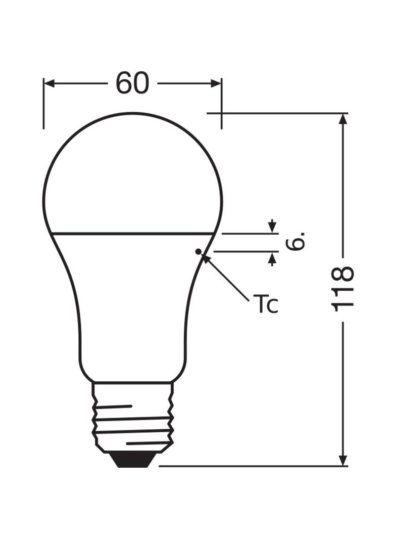 LC CL A75 10W 840 230VFR E27 antybakteryjna lampa LED LEDVANCE