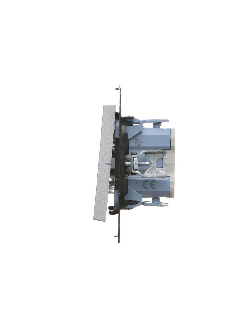 Simon 55 Łącznik schodowy szybkozłączka Aluminium mat TW6.01/143 KONTAKT
