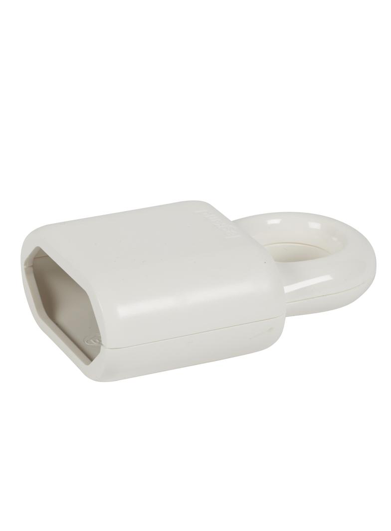 GNIAZDO WTYCZKOWE PRZENOŚNE 2P - 2,5A - PLASTIKOWE - BIAŁE, Legrand
