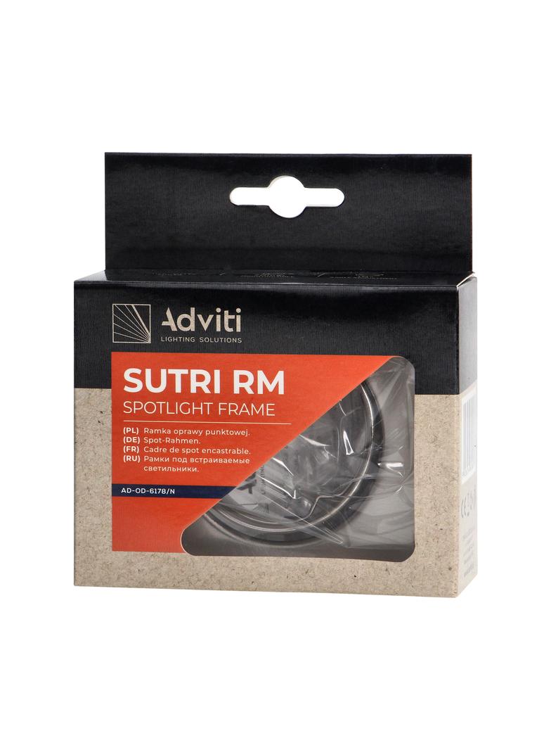 SUTRI SM ramka dekoracyjna oprawy punktowej MR16/GU10 max 50W kwadrat regulowana satyna AD-OD-6178/N