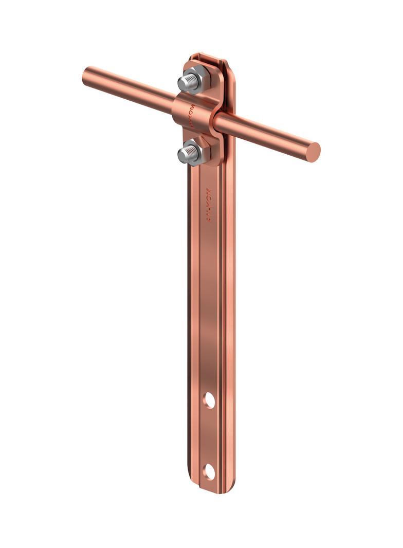 AN-12/CU/-N Uchwyt prosty L=18cm Z-śruba /CU/