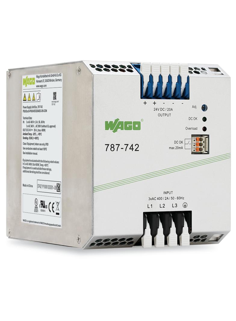zasilacz ECO Power 24 V DC, 20 A WAGO