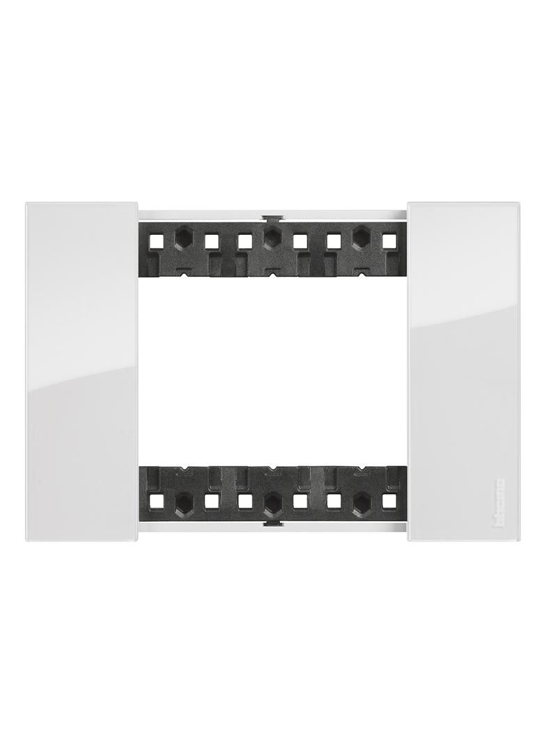 Living Now - Ramka 3 Moduły - Ice Bticino KA4803DW LEGRAND