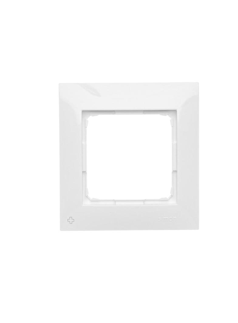 Simon 54 Premium Ramka 1-krotna PREMIUM do puszek karton-gips IP20 / IP44 antybakteryjny biały DRK1/AB11 KONTAKT