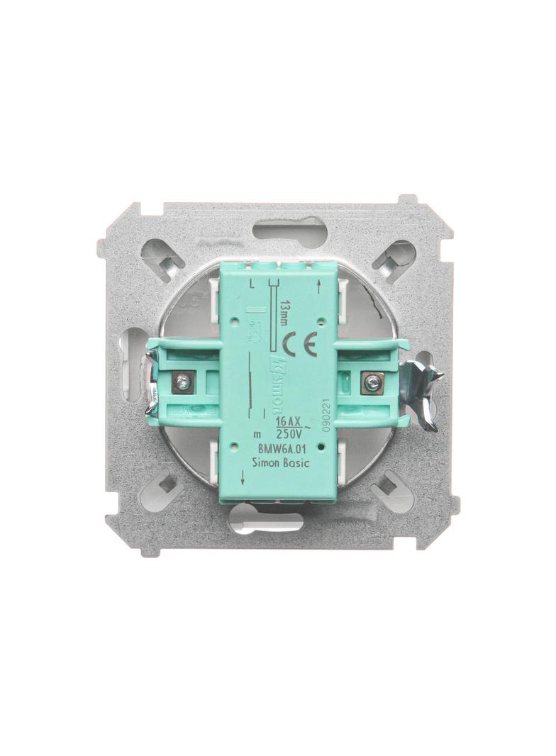 Simon Basic Łącznik schodowy 16A 250V zaciski śrubowe biały BMW6A.01/11 KONTAKT