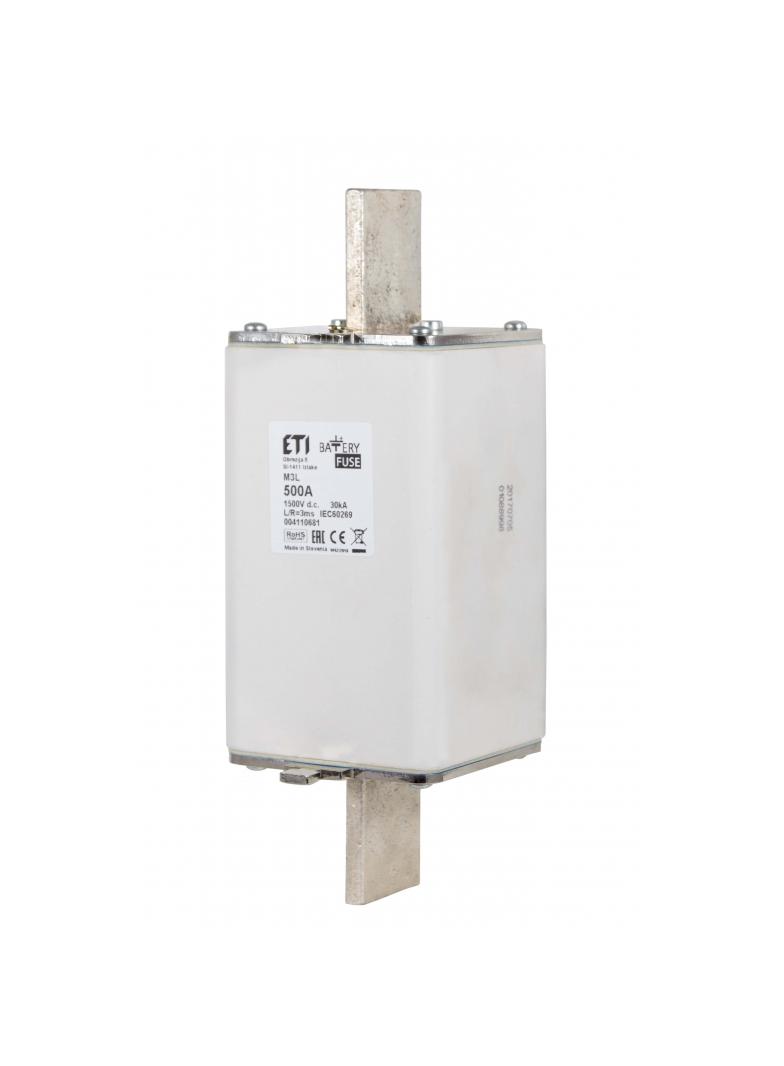 Wkładka topikowa NH do ochrony akumulatorów, magazynów energii DC NHS1XL gBat 125A 1500V DC 004110661 ETI