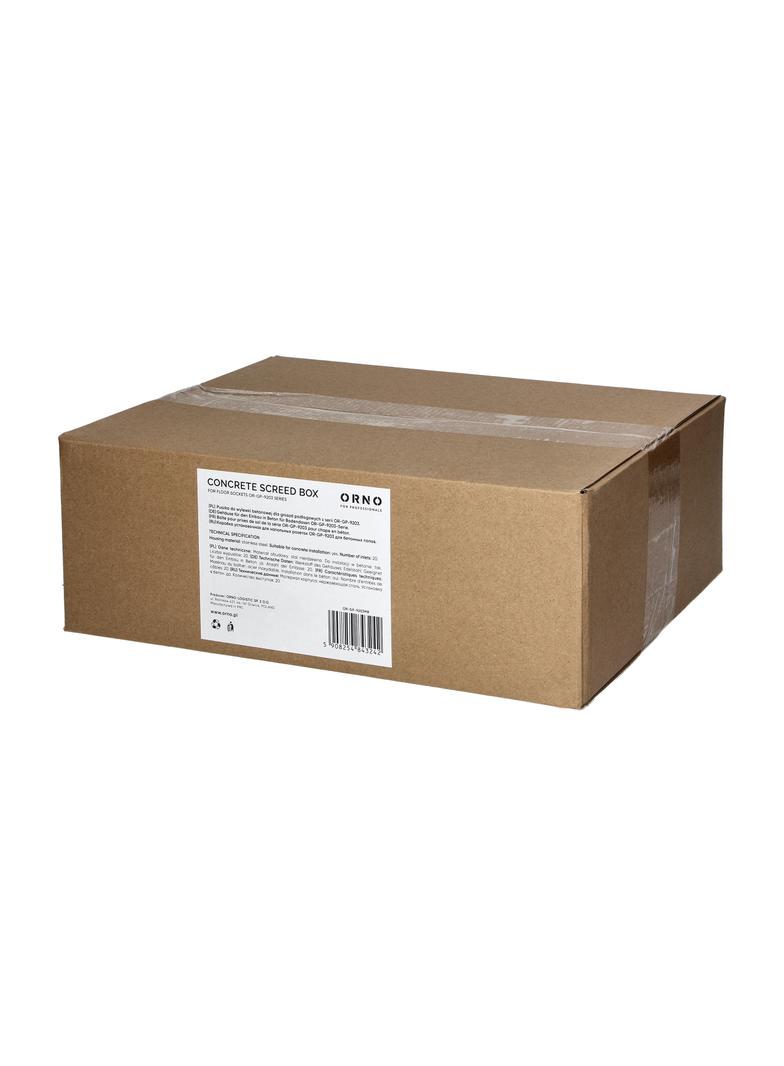 Puszka do gniazd podłogowych OR-GP-9203 do podłóg betonowych