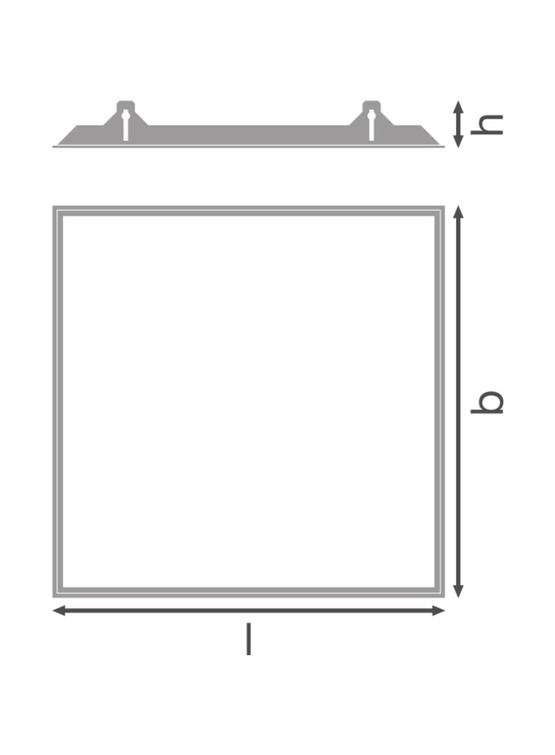 Ramka do montażu w zabudowie PANEL 600 RECESSED MOUNT FRAME
