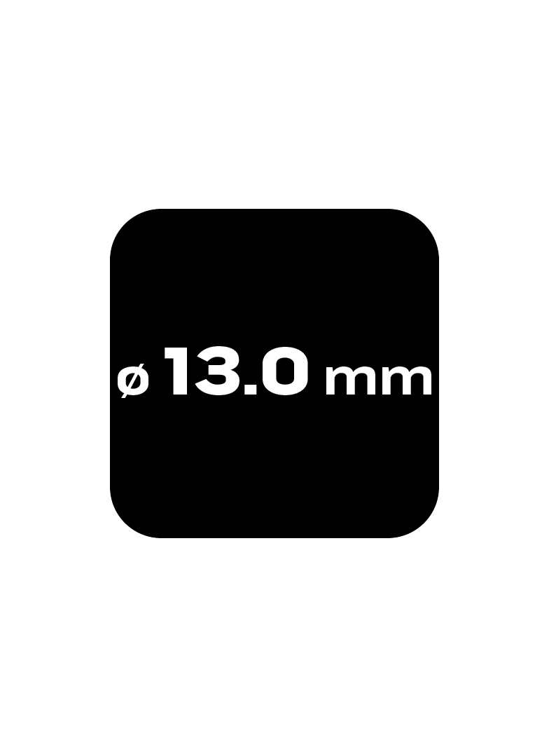 Wiertło do metalu HSS-TiN, 13.0 mm