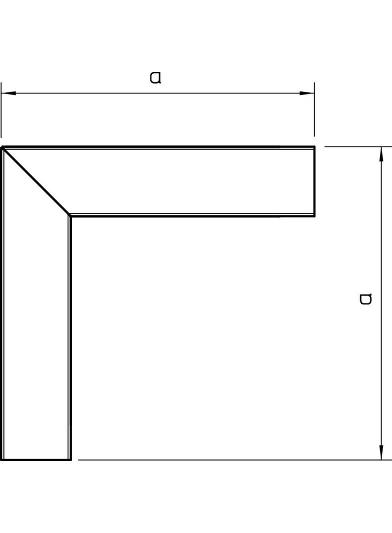 NAROŻE PŁASKIE LKM 60X60 CZB.