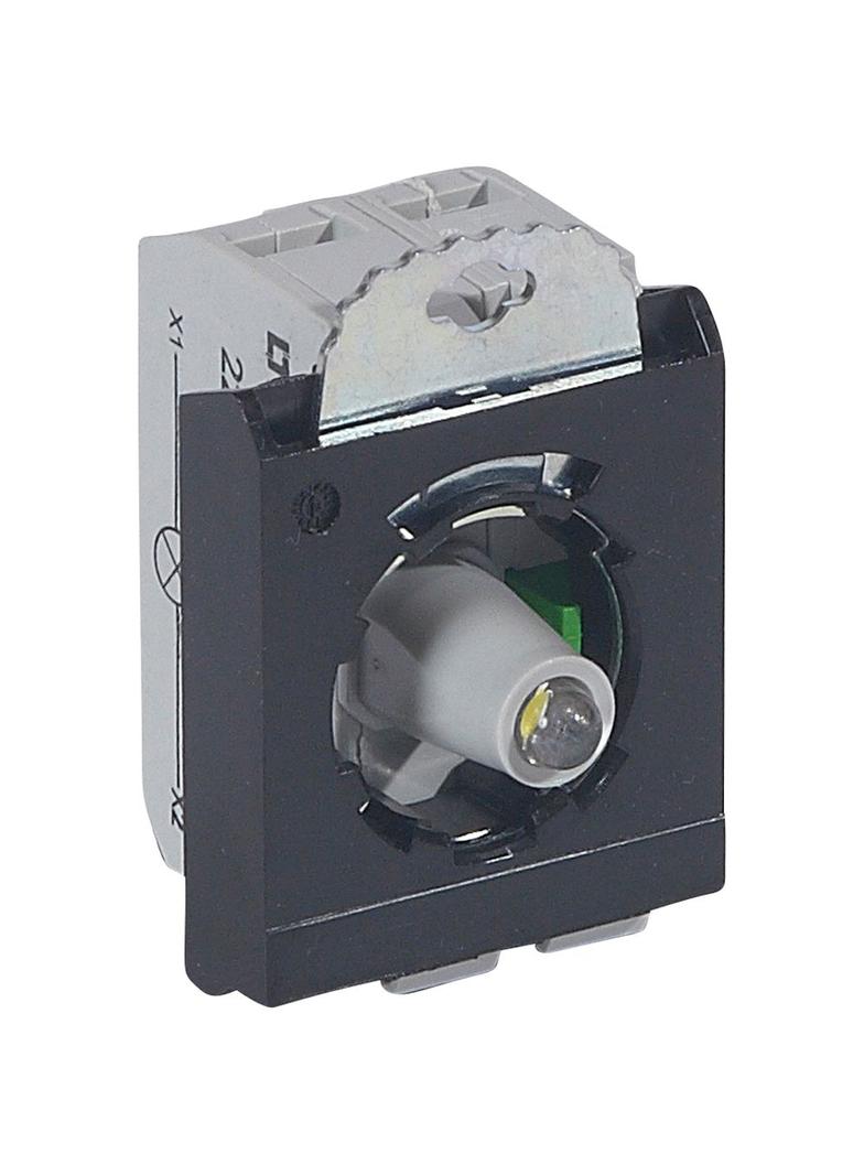 OSMOZ KORPUS KOMPLETNY, GŁÓWKA PODŚWIETLANA BIAŁA 24 V, 1Z + UCHWYT POTRÓJNY ZACISKI ŚRUBOWE, Legran