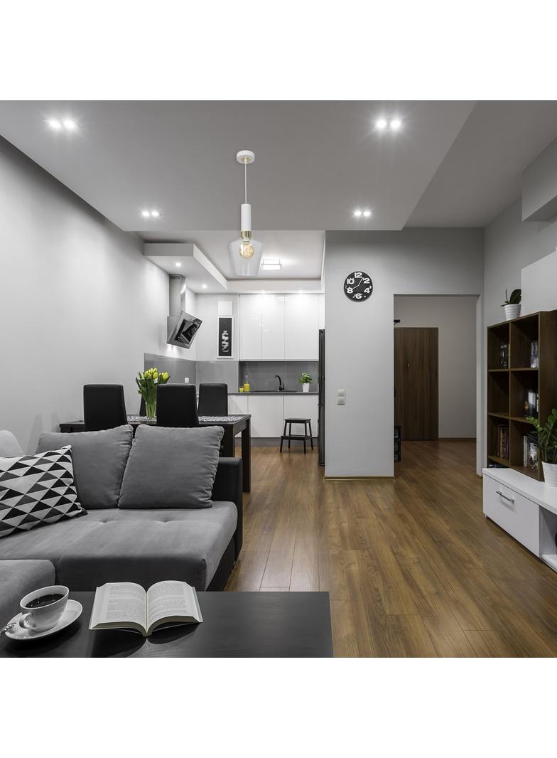 MILAGRO Lampa wisząca ROMA WHITE 1xE27