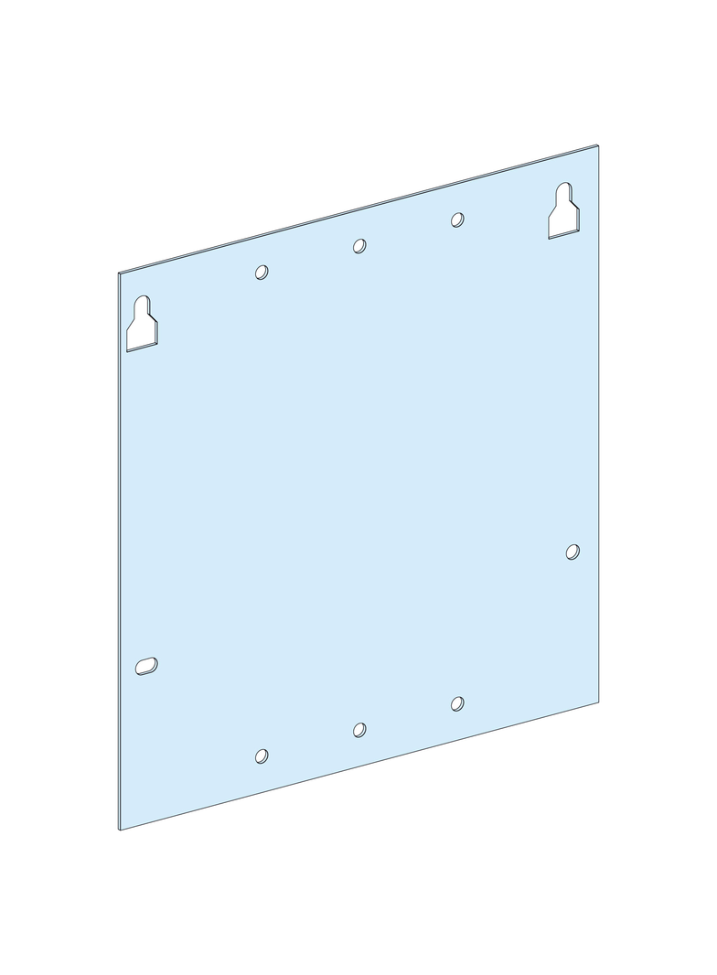 Rozdzielnice PrismaSet, płyta montażowa pionowa na stałe do Compact NSX630 LVS03081