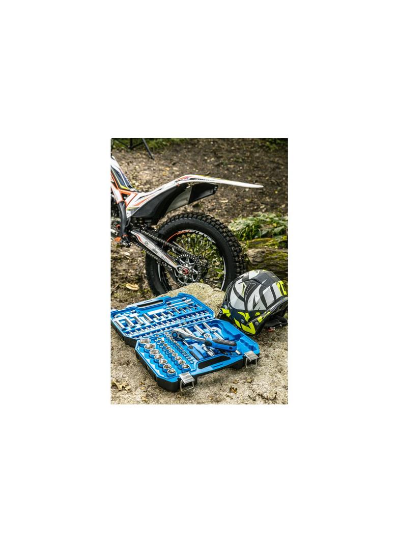 Zestaw narzędzi 95 szt. CrV, 1/4", 1/2"