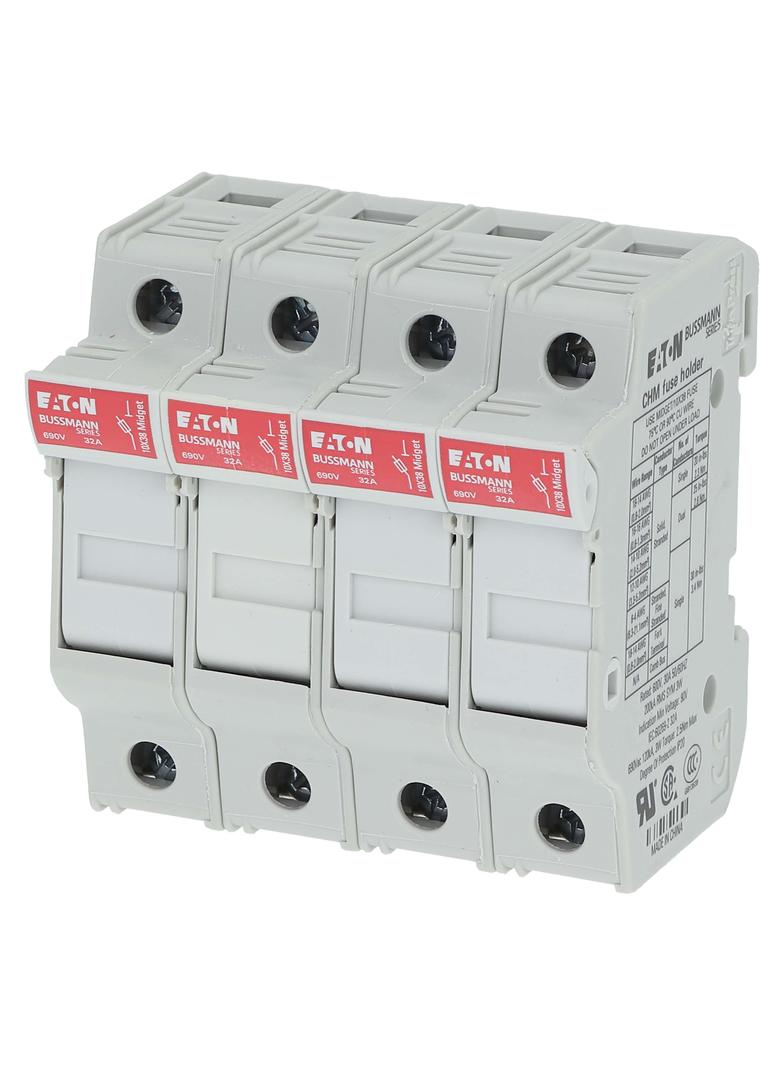 podstawa wkładki cylindrycznej 4Pole 30A 600V CHM4DU EATON