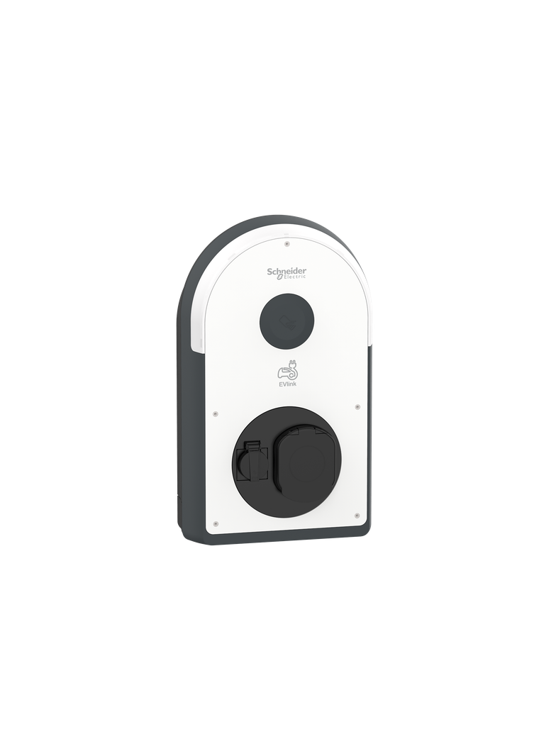 Stacja ładowania, EVlink Pro AC/ AC Metal 1f 7,4 kW z gniazdem T2S-TE, wbudowane zabezpieczenia RDC-