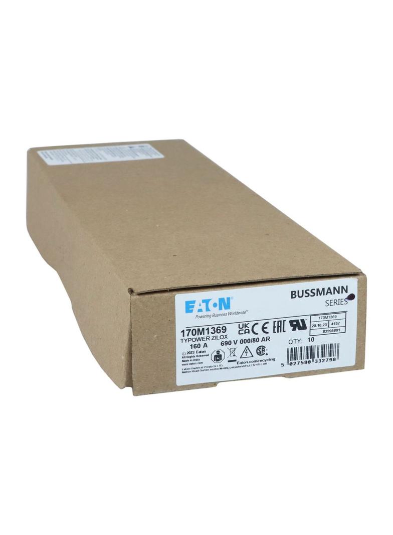 160A 690V IEC aR 000/80 SQ BODY IND FUSE Wkładka szybka 160A AC 690V DIN 000 21x40x100 mm, 170M1369