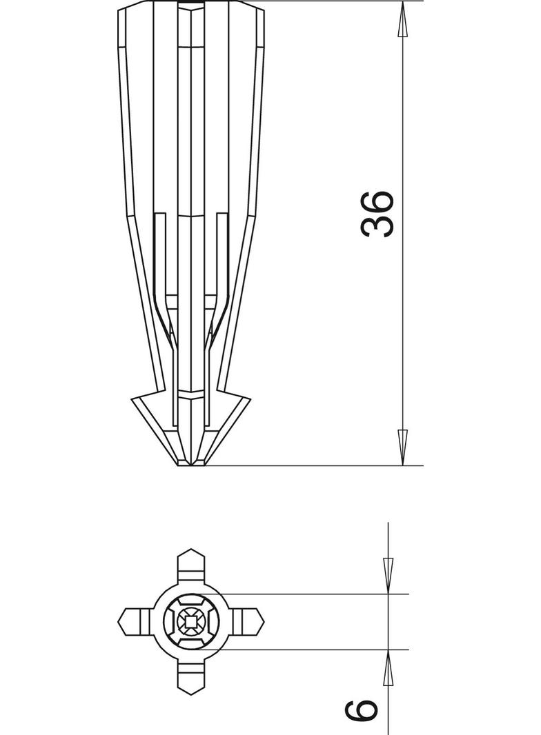 KOŁEK DO GAZOBETONU 6X35MM
