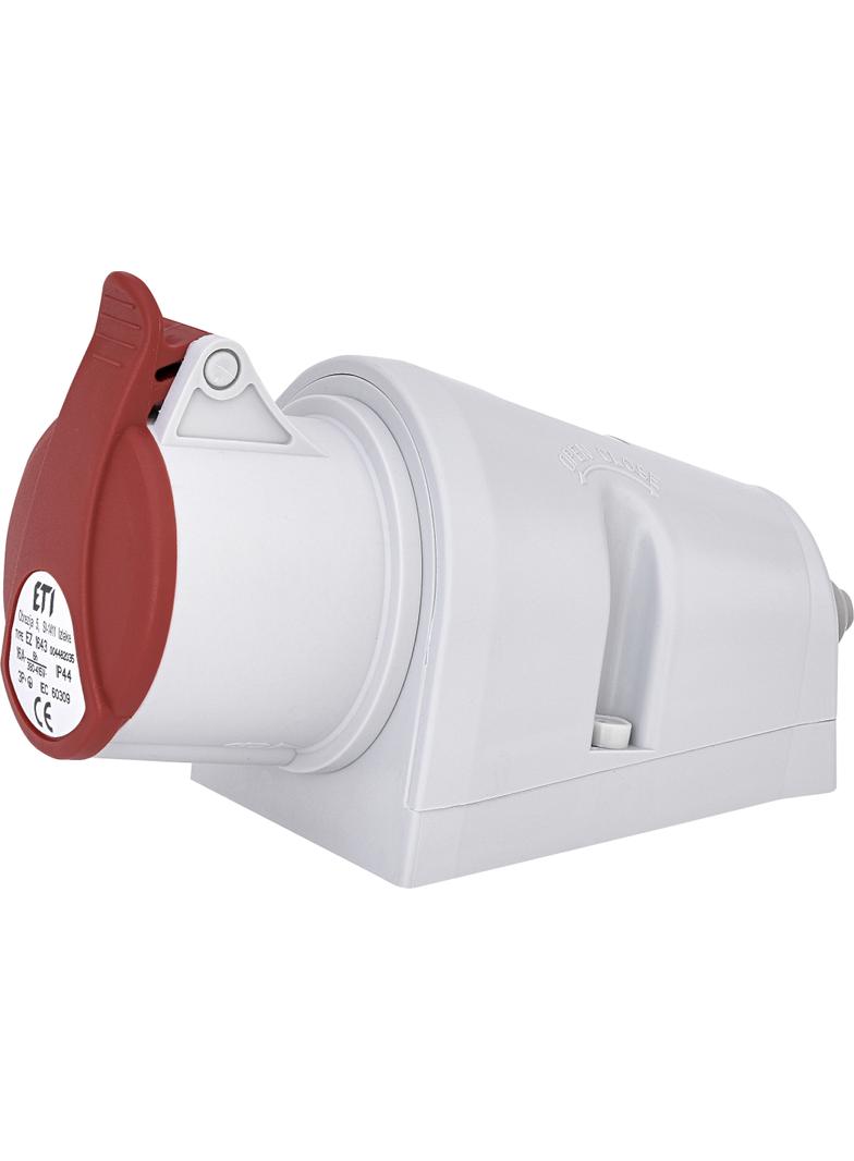 16A, 400A, 3P+PE, Gniazdo stałe IP44