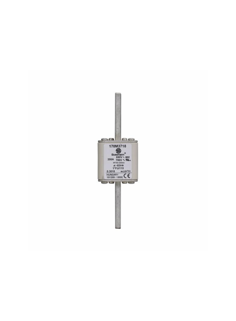FUSE 350A 690V 1*FU/115 AR UC Wkładka szybka 350A AC 690V rozmiar 1 45x45x148 mm aR, 170M3718 EATON