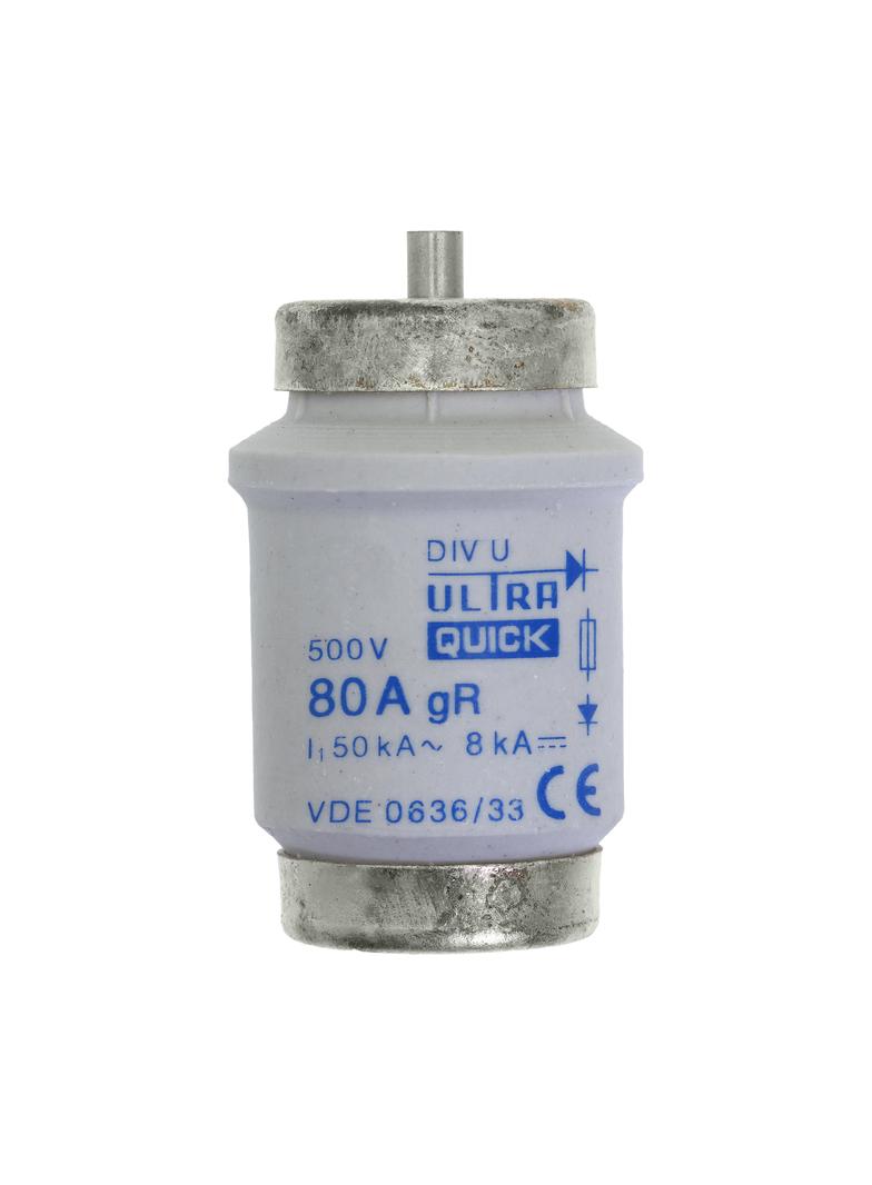 FUSE 80A DIV GR 500VAC Wkładka DIV 80A GR 500VAC E125 80D125R EATON
