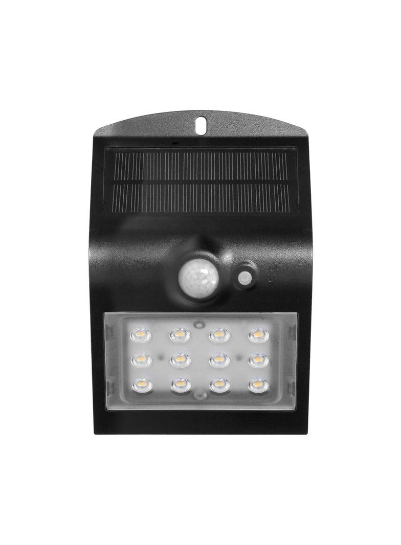 SILOE LED 1,5W lampa solarna z czujnikiem ruchu 120st 190lm IP65 4000K 1200mAh podwójne źródło AD-SL