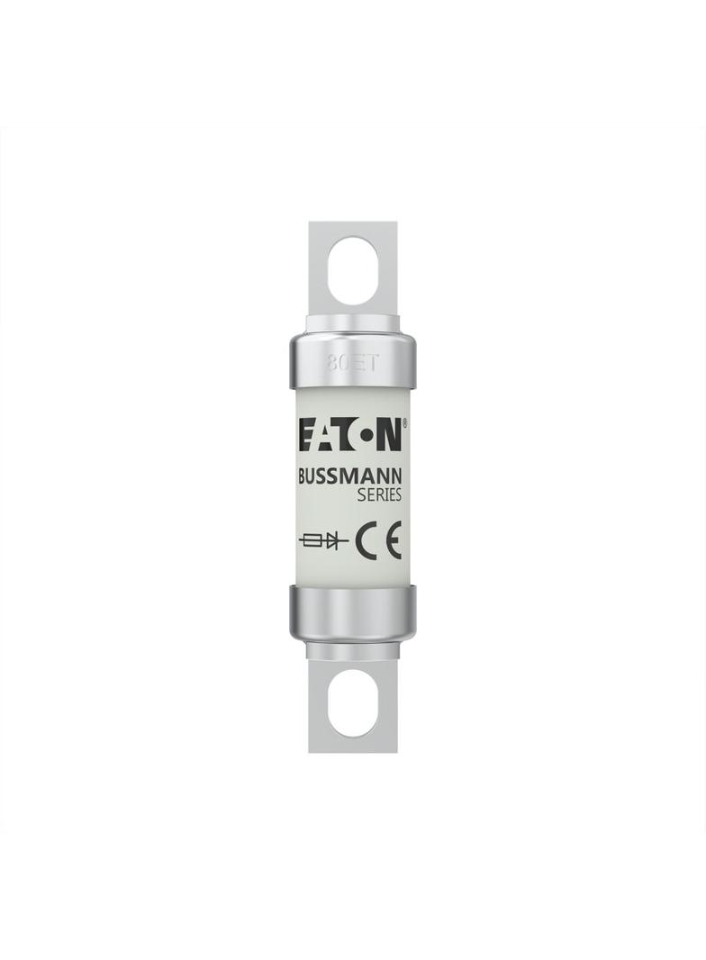 80AMP 690V IEC AC BS88 HIGH SPEED FUSE Wkładka szybka 80A AC 690V DC 500V BS88 19x77 mm a 80ET EATON