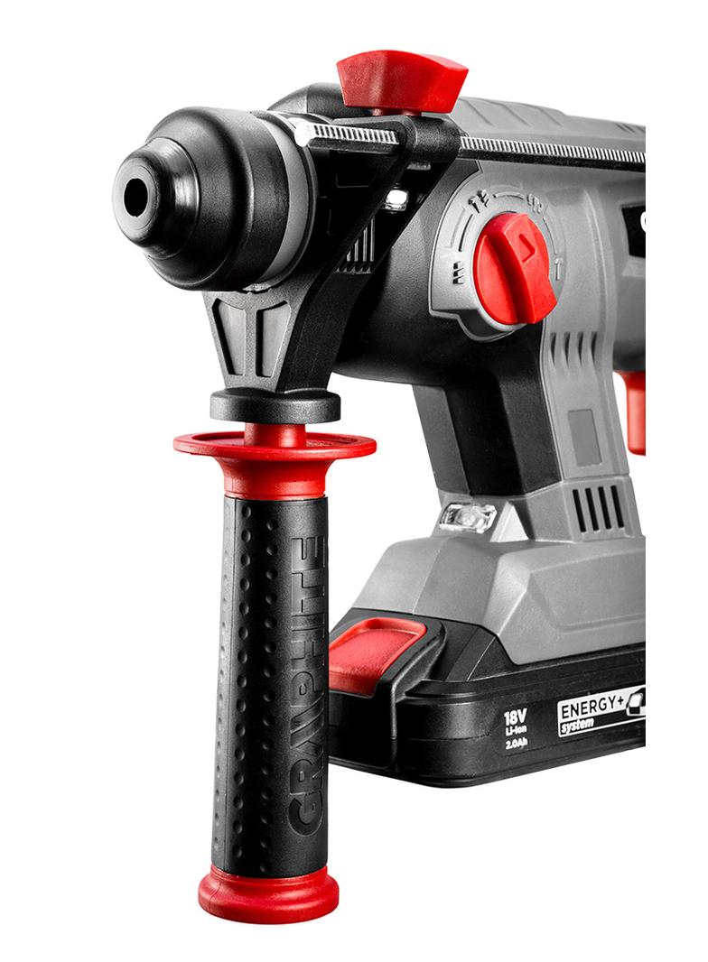 Młotowiertarka akumulatorowa bezszczotkowa Energy+ 18V, Li-Ion, udar 2.2J, bez akumulatora