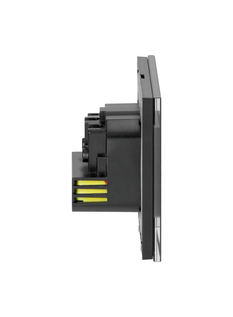 Gniazdo pojedyncze 2P+Z, USB-A + USB-C, PD, max. 20W, czarny OR-AE-13308/B ORNO