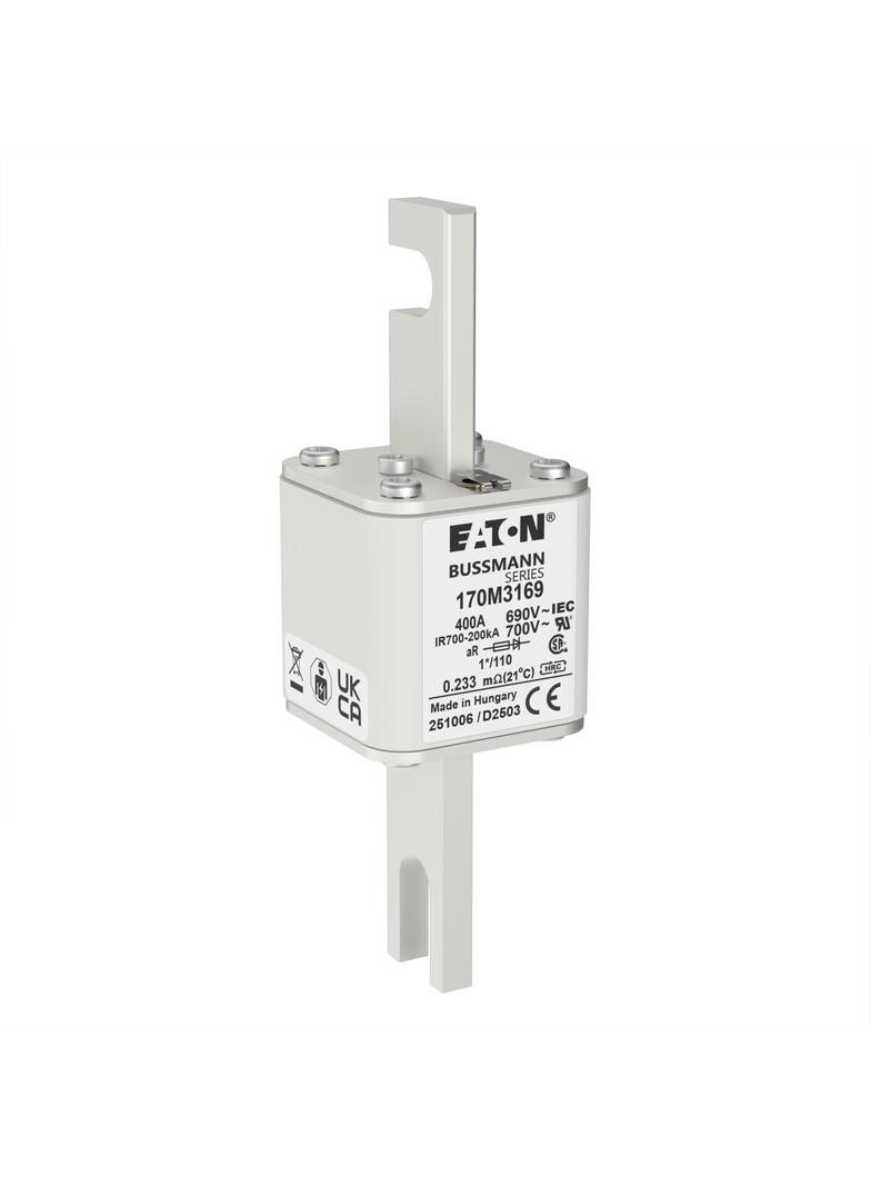 400A 690V 1*/110 aR INDICATOR FUSE Wkładka szybka 400A AC 690V rozmiar 1 45x45x134 mm 170M3169 EATON