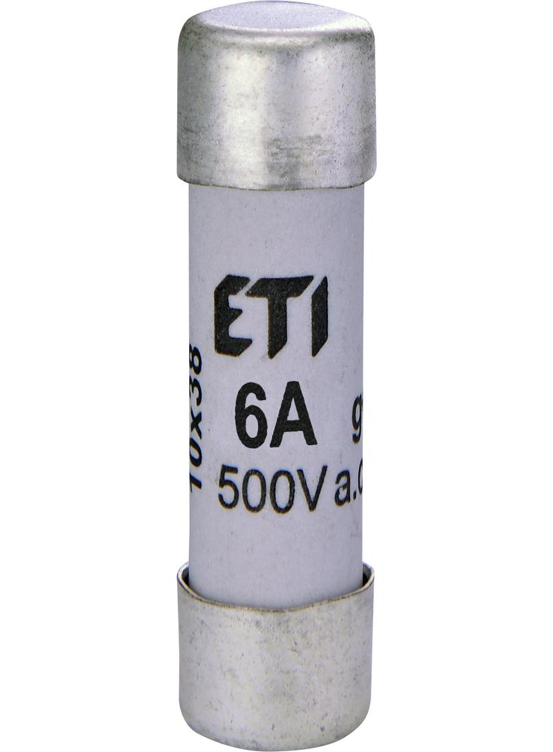Wkładka topikowa cylindryczna CH10x38 gG 10A 500V 002620007 ETI