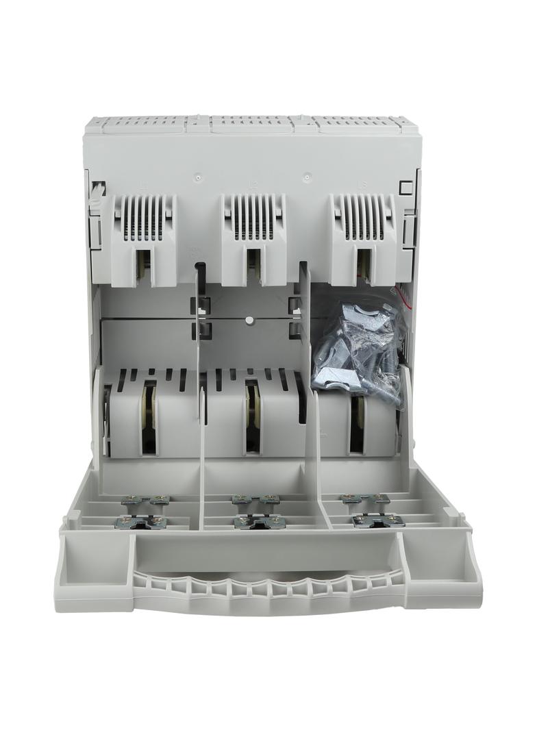 EBH3O3TS8 Rozłącznik bezpiecznikowy poziomy 630A AC 690V NH3 AC22B 3P IEC montaż na płycie, EBH3O3TS