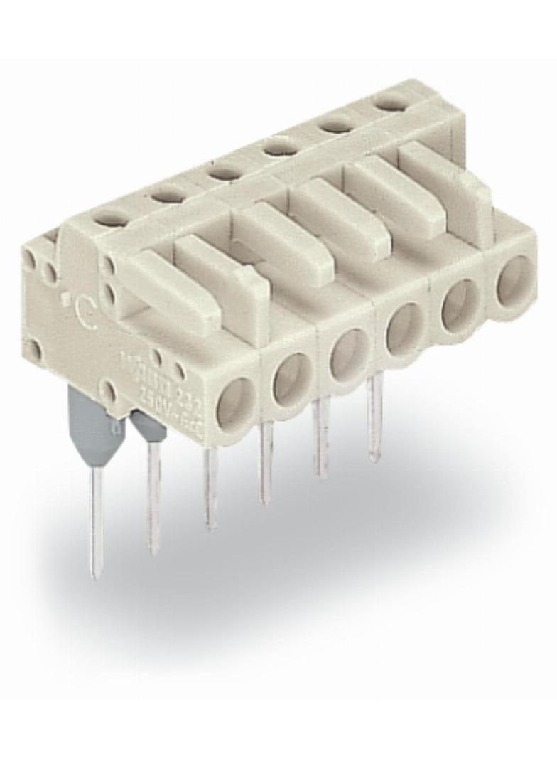 MCS-MIDI Classic gniazdo 4-bieg. j-szare raster 5 mm