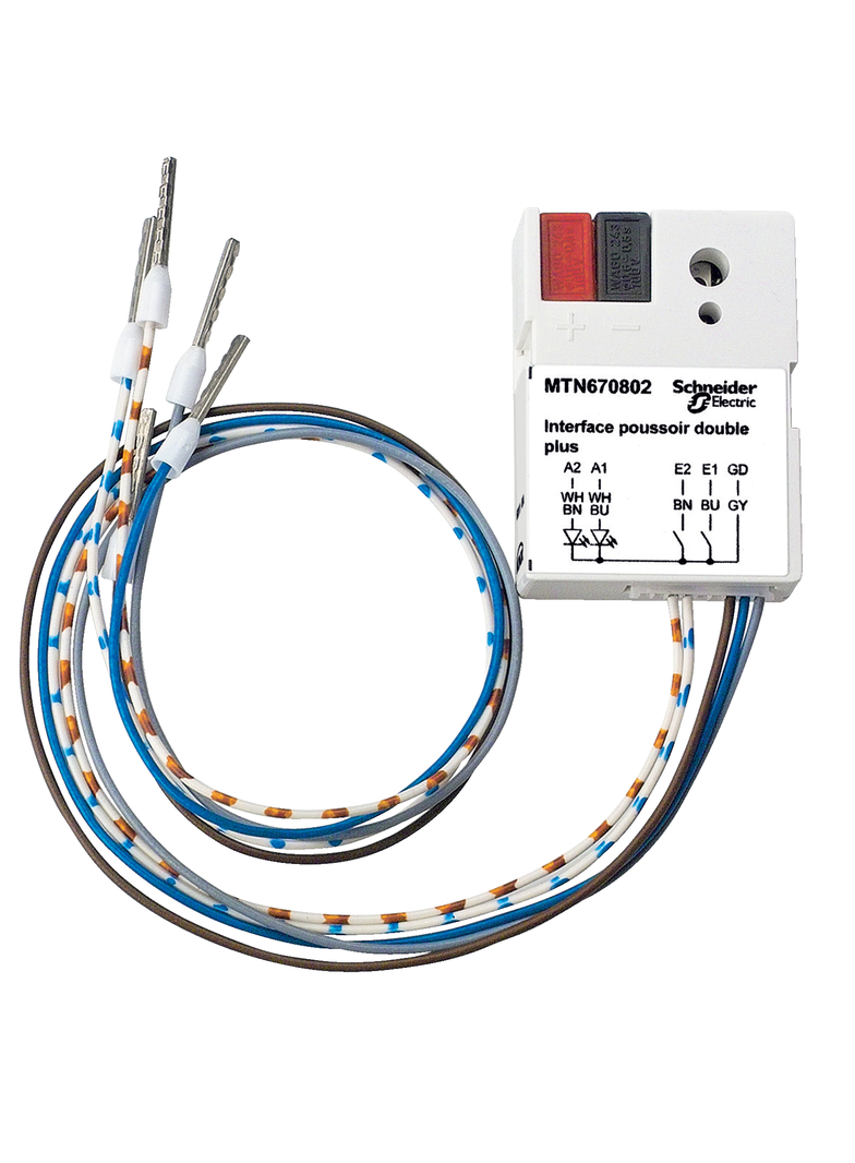 Schneider Electric KNX interfejs przycisku 2-kr. 2 mA biały