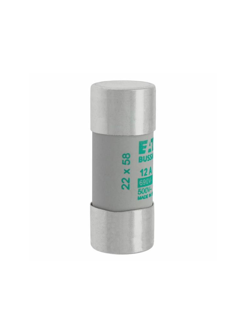 CYLINDRICAL FUSE 22 x 58 12A AM 690V AC Wkładka cylindryczna 22 x 58mm 12A AM 690V AC C22M12 EATON