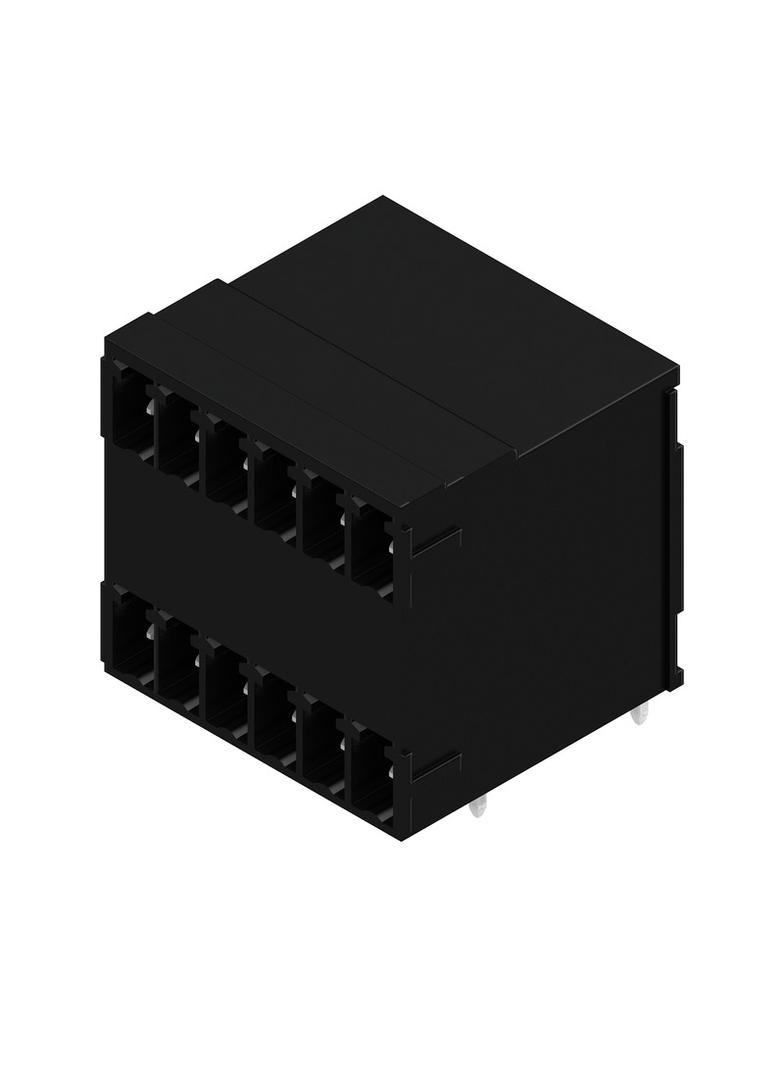 SCD 3.81/12/90G 3.2SN BK BX Wtyki PCB (złącza płyty), 3.81 mm, Liczba biegunów: 12, kąt odejścia: 90° /50szt./ 1973140000 WEIDMÜLLER