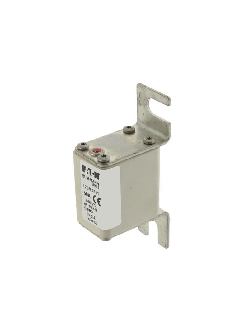 50A 690V IEC gR 00/80 SQ. BODY IND. FUSE Wkładka szybka 50A AC 690V DIN 00 30x51x100 mm g 170M2611 E
