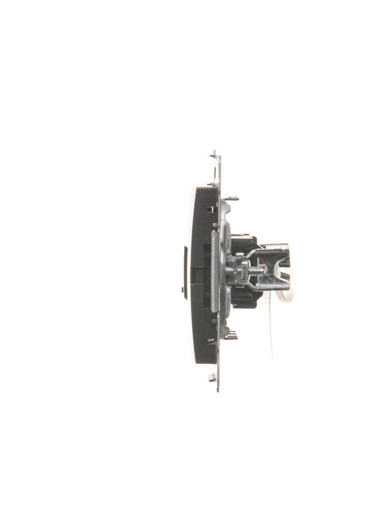 Simon 54 Gniazdo komputerowe pojedyncze RJ45 kategoria 6 z przesłoną przeciwkurzową antracyt D61.01/48 KONTAKT