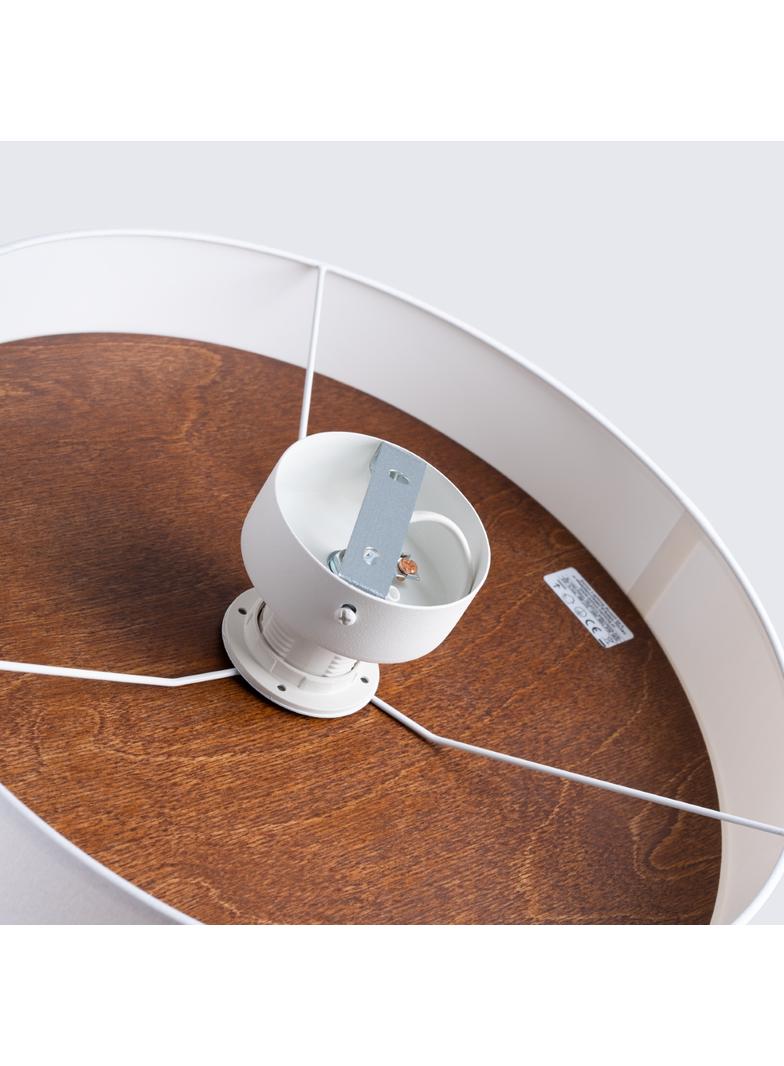 Plafon TELESTO biały/ciemny brąz