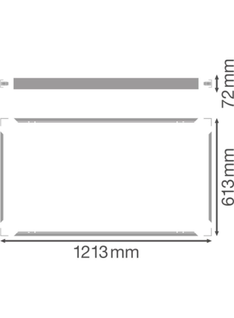 Ramka do montażu powierzchniowego PANEL 1200X600 SURFACE MOUNT KIT VALUE
