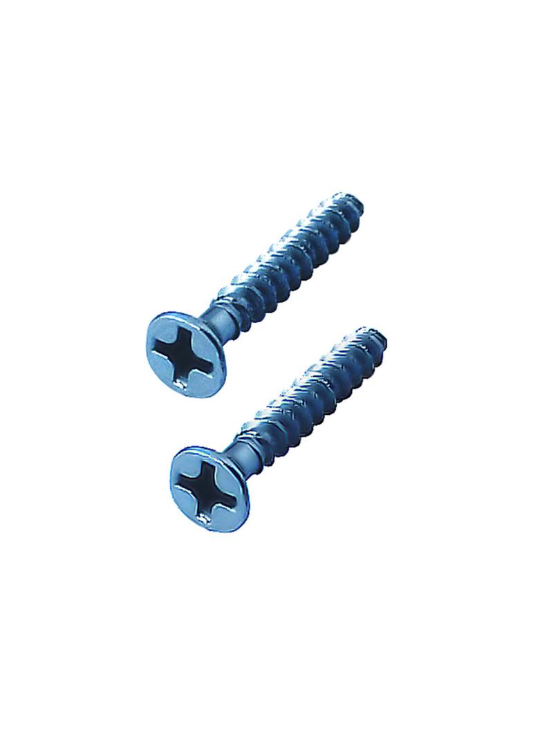 W25 ,  Wkręt osprzętowy do puszek elektroinstalacyjnych długość 25mm., metal