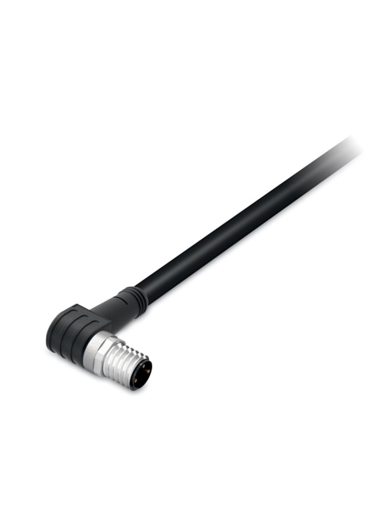 przewód do czujników/el.wykonawczych wtyczka kątowa M8/wolny koniec 1,5m